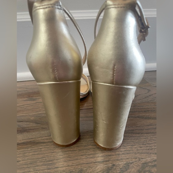 Sam Edelman Women’s Yaro Heeled Sandal - 4 inch, Gold - Picture 4 of 7